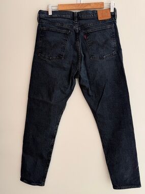 LEVI'S Wedgie Jeans Faded Black Button Fly Casual Denim Classic Staple Size 29